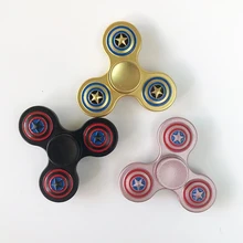 Three Leaves Zinc Alloy Fidget Spinner Metal EDC Hand Spinner For Focus Relieves Stress Adult Kids Funny Decompression Toys