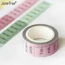 Time week day Tape Planner Stickers Weekly Plan Masking Tape Scrapbooking Diary notebook Decoration Sticker Stationery supply