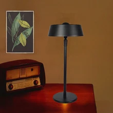Touch LED Table Lamp 5200mAh Cordless Metal Desk Lamp Dimmable Eye-Protection Night Lights Bar Living Room Reading Camping Light