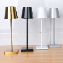 Touch Sensor Table Lamp USB Rechargeable LED Desk Night Light for  Bar Coffee Living Room Reading Bedroom Bedside Restaurant