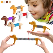 Toys for Children Mini Tub-es Sensory Toys  Multi-Color Stretch Pipe Sensory Toys Relieve Stress Toys Interseting Funny Gifts