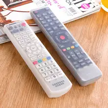 Transparent Silicone Case TV Remote Control Protective Cover Waterproof Dust Silicone Protective For TV Remote Control