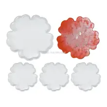 Tray Molds DIY Resin Coaster Molds Silicone Resin Tray Molds Epoxy Resin Casting Molds for DIY Casting Home Decoration