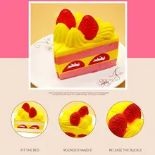 Triangle Cake Strawberry Bread Decompression And Slow Toys Soft Decompression And Venting Toys For Family Friends And Classmates