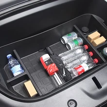 Trunk box for Tesla Model Y Storage grid for Tesla Model 3 Storage and finishing engine room box 2017-2022