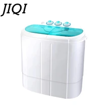 Twin Tub Compact Electric Clothes Washer Two Tubs Drying Laundry Washing Machine Semi-automatic 2.5kg Cloth Cleaner 3.5kg Dryer