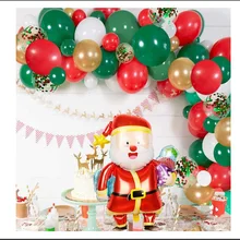 UBU Sets Christmas Balloons Decorations Arch Christmas Matte Balloons Arch Latex Foil Balloons Festival Party Air Balloons Sets