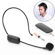 UHF Wireless Microphone Headset Mic Systems for Churches Teaching Stage Voice Amps for Teaching Accessories