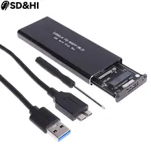 USB 3.0 M2 SSD Case USB3.0 To M.2 NGFF External Solid State Drive Enclosure SSD Box 5Gbps SSD Hard Disk Box 2230 2242 2260 2280