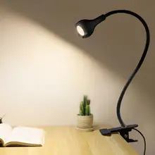 USB Night Light Computer Lamp Notebook USB Eye Protection Flexible LED Light Reading Table Lamp Table Lamp Mini Clip Lamp Switch