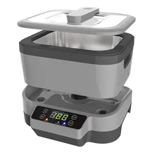 Ultrasonic Jewelry Cleaner 1.2L Bath for Watches Contact Lens lasses Denture Teeth Electric Makeup Razor Brush Cleaner