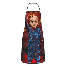 Unisex Child's Play Fan Art Kitchen Chef Cooking Baking Apron Women Men Tablier Cuisine for Gardening