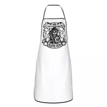 Unisex Sons Of Anarchy Reaper Crew Kitchen Chef Cooking Baking Apron Women Men Tablier Cuisine for Gardening