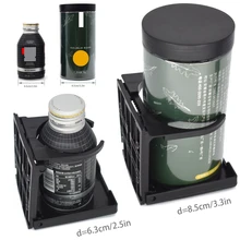 Universal Car Drink Bottle Cup Holder Ajustable Beverage Stand Folding High Quality ABS Plastic For Car Truck Auto Supplies