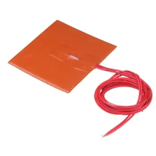 Universal Heating Pad 100x100mm 12V 50W Silicone Bed Thermistor For 3D Printer Accessories
