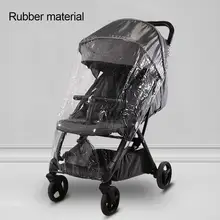 Universal Stroller Rain Cover Waterproof Wind Dust Shield Baby Stroller Pushchair Pram Rain Cover Transparent For Baby Strollers
