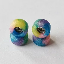 Urethane Fingerboard Wheels Professional 70d Rubber for Mini Finger Skateboard with ABEC 7 Silent Bearing