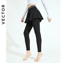 VECTOR 2021 Fake Skirt Women's Swimsuit Separate Swimwear Surfing Pants for Women Wetsuit Black Swimming Cropped Trousers