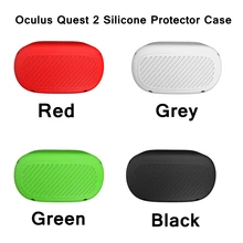VR Helmet Silicone Protective Cover For Oculus Quest 2 Accessories Scratch-Proof Protection Shell For Meta Oculus Quest 2 Gaming