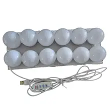Vanity Bulbs Adjustable Simple Cosmetic Mirror for Vanity Stick Restroom Decor Bedroom Tabletop Bathroom mirror Improvement