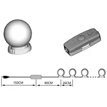 Vanity Mirror Lights Kit Modern Simple Removable Detachable Vanity Bulbs for Ladies Makeup Vanity Table Makeup Mirror Bathroom