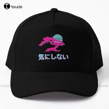 Vaporwave / Retrowave Bonsai Tree Baseball Cap Cat Hats Comfortable Best Girls Sports Denim Color Outdoor Cotton Caps Streetwear