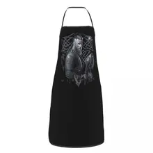 Vikings King Ragnar Lothbrok Aprons for Men Women Unisex Adult Chef Kitchen Cooking Viking Hero Warrior Tablier Cuisine Baking