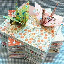 Vintage Flower Origami Paper Kids Craft Scrapbooking Paper Decorative Floral Papers