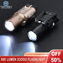 WADSN Tactical X300 LED Weapon Light X300Ultra Pistol Flashlight surefir Scout Light for Hunting Airsoft Picatinny Rail