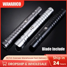 WANARICO RGB Lightsaber Smooth Swing Saber 12 Sound Fonts FOC Lock Up Blaster Gravity Sensor With 15 Colors Changing Xmax Gift