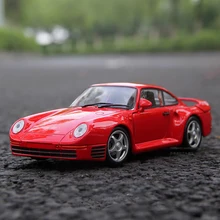WELLY 1:24 Porsche 959 Supercar Alloy Car Model Diecasts & Toy Vehicles Collect Car Toy Boy Birthday gifts
