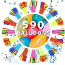 Water Balloons for Kids Adults Filling Water Balloons Set Summer Splash 590PS Party Quick Fun Outdoor Backyard for Swimming Pool