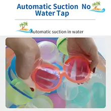 Water Bomb Splash Balls Reusable Water Balloons Absorbent Ball Outdoor Pool Party Fight Games Toys For Kids