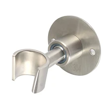 Waterproof Stainless Steel Hotel Home Heavy Duty Wall Mounted Bathroom Adjustable Angle With Screws Shower Head Holder Universal