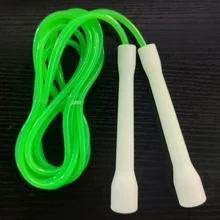 Weak fluorescence 5mm pvc  skip jump rope  skipping jumpping fitness crossfit long rope cord adult
