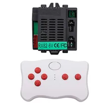 Weelye RX82 6V FCC/CE 2.4G Bluetooth Remote Control and Receiver for Children Electric Car Replacement Parts