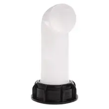 White  1000L IBC Tank Adapter Plastic Nozzle Tap 12 Replacement Valve Fitting Parts For Home Garden Water Connectors