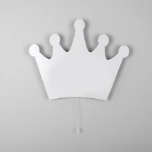 White Crown Wooden Design Lighting Decorative Modern Bedroom Wall Lamps Led Light Night Light 2021 Model 018
