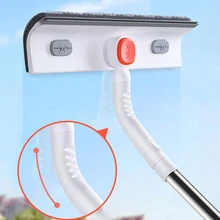 Window Clean Squeegee Mop Soft Microfiber Glass Brush Telescopic Multi-function Scraper Cleaning Dust Household Clean Supplies