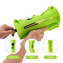Winter Snowball Gun Funny Summer Outdoor Water Balloons Toy Balloon Bunch Water Balloons Bombs Shooting Toys for Children (Blue)