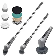 Wireless USB Rechargeable Electric Cleaning Scrubber Spin Cleaning Brush Kitchen  Bathroom Tile Gap Floor Tub Shower Kitchen
