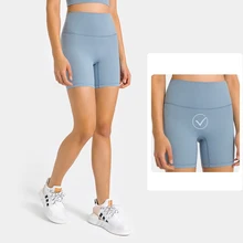 Women's Tracksuit Gym High Waist Shorts Breathable Anti-sweat Shorts Yoga Cycling Shorts Flowy Fitness Shorts Top Sportswear