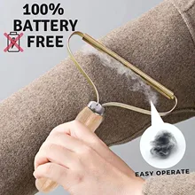 Wooden Epilator Sweater Clothes Shaver Fabric Clothes Sweater Lint Removers Manual Hair Remover Lint Trimmer Comb Shaver