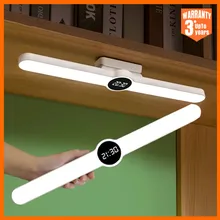 Xiaomi Table Lamp Clock Desk Lamp Study Reading MagneticTable Light USB Portable Stepless Dimming Office Bedroom Bedside Lamp