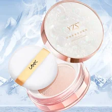 YZS Loose Powde Setting Powder Cushion Compact Oil-Control Matte Setting Finish Smooth Finish Professiona Concealer fv Makeup