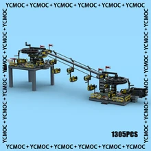 YcMoc Building Block Chairlift GBC Puzzle Model DIY Sports Machine Parent-child Interaction Child Christmas Gift Toy No motor