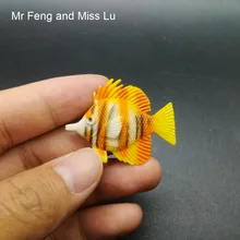 Yellow Tropical Fish Classic Toys Figures Novelty Gag Toys Practical Jokes DIY Accessories