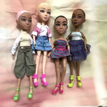 plastic doll glass-eyed gir liv doll with body clothes shoes gift for girl multi-joint doll
